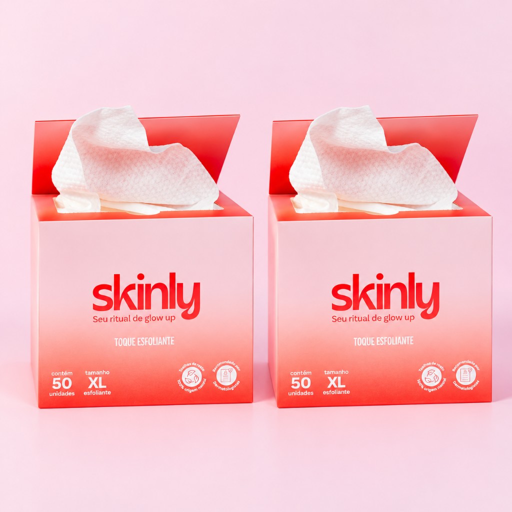 Skinly Kit Esfoliante c/ 2 Caixas